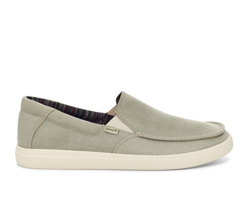 Sanuk Sideline 2 Hemp Slip-on - Sanuk Sneakers Mens Grey - Philippines PXGARE812